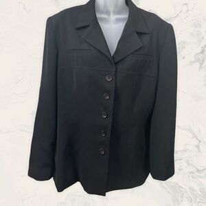 Life Style Attitude Women’s Black Suit e/ Pants - Size 16 - Black